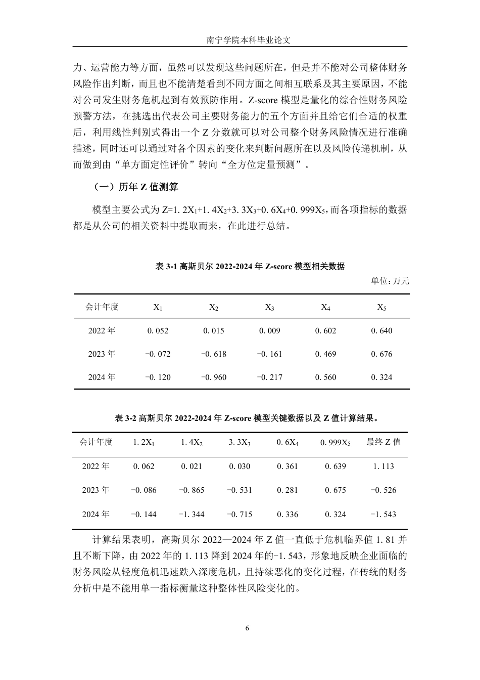 26年CH财务管理 基于Z-score模型的企业财务风险预警研究——以高斯贝尔数码科技公司为例终稿全日制-约15948字符.pdf_第9页