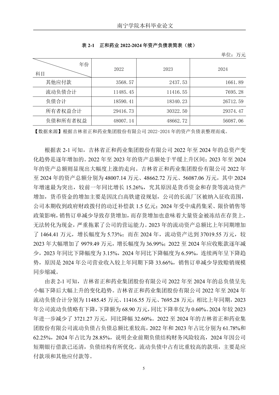 26年CH财务管理 中型医药制造企业营运能力探析——以吉林省正和药业集团股份有限公司为例终稿全日制-约19985字符.pdf_第9页