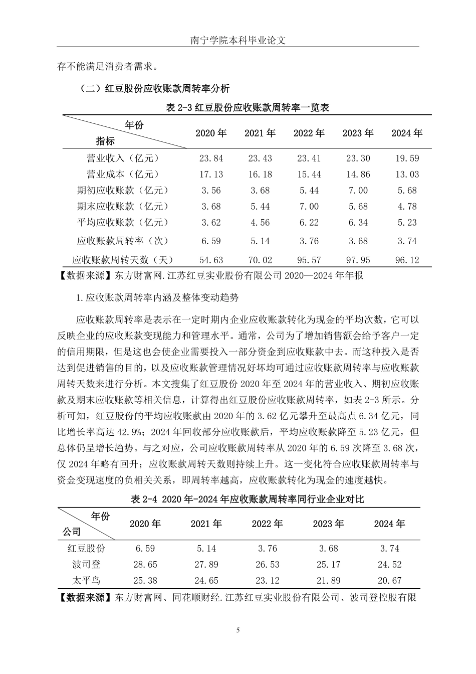 26年CH会计学 江苏红豆实业股份有限公司营运能力分析终稿全日制-约16989字符.pdf_第9页