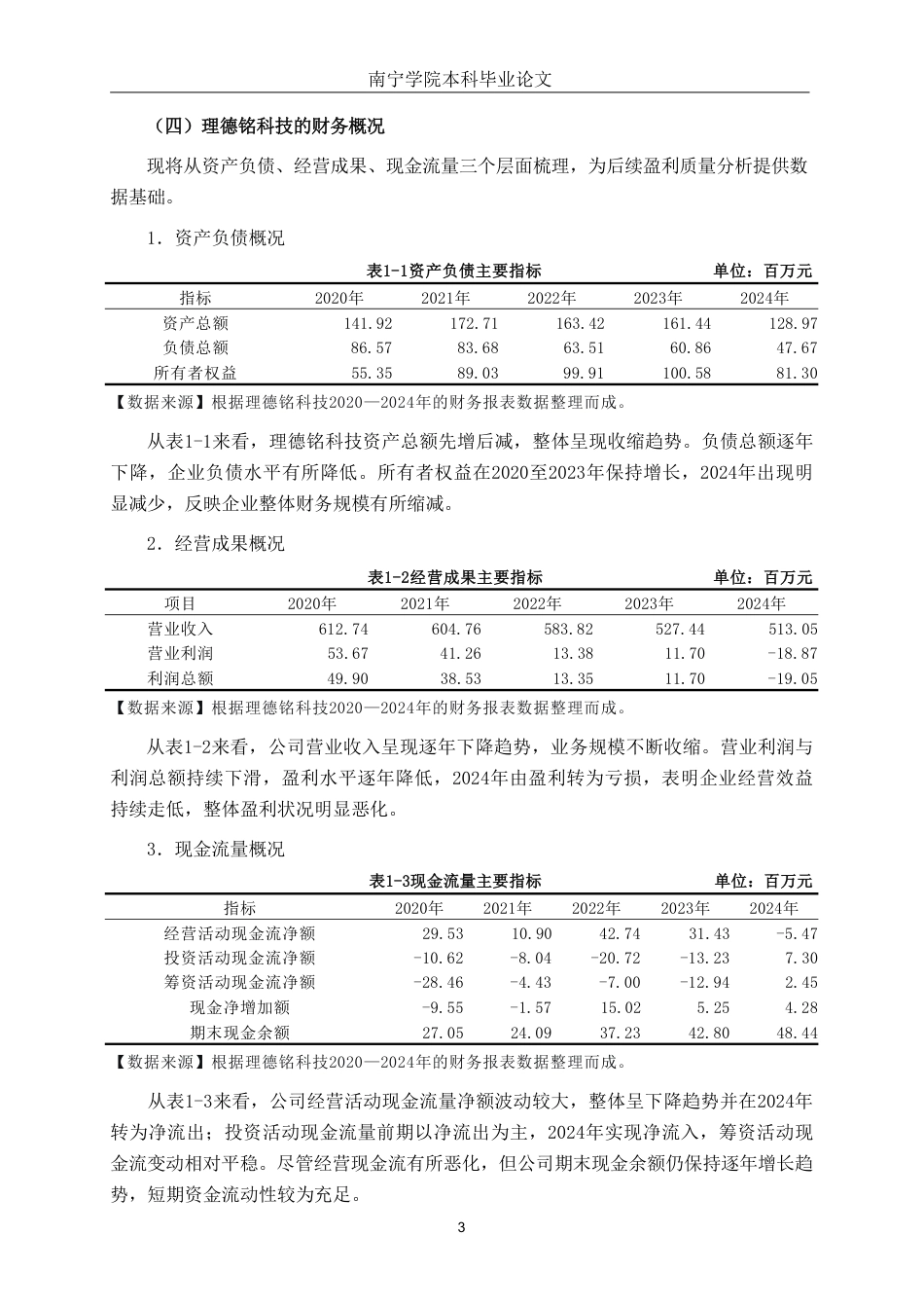 26年CH财务 中型商业企业盈利质量分析——以理德铭科技为例-约19083字符.pdf_第7页