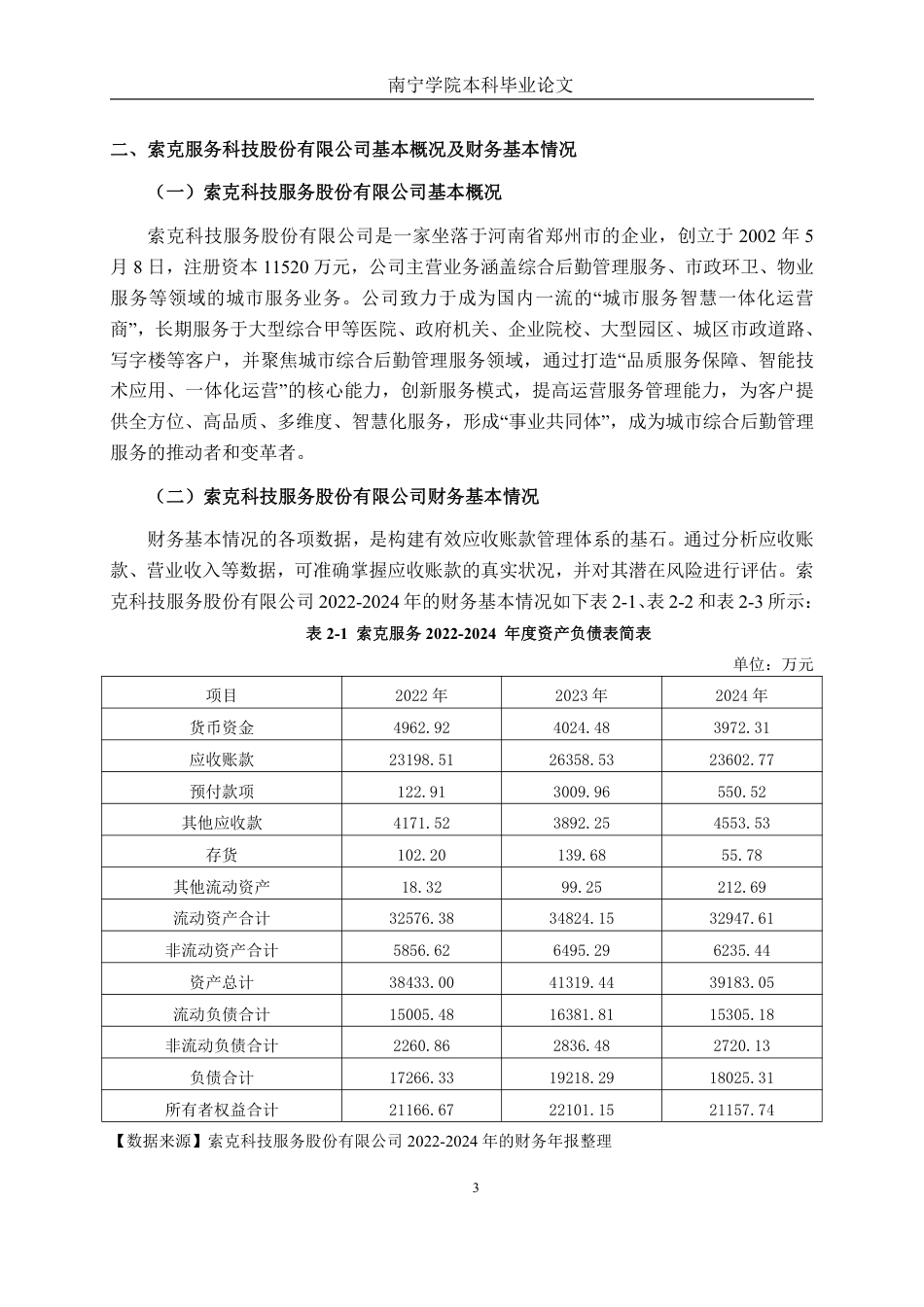 26年CH会计学 中型商务服务业应收账款管理分析——以索克科技服务股份有限公司为例终稿全日制-约16620字符.pdf_第6页