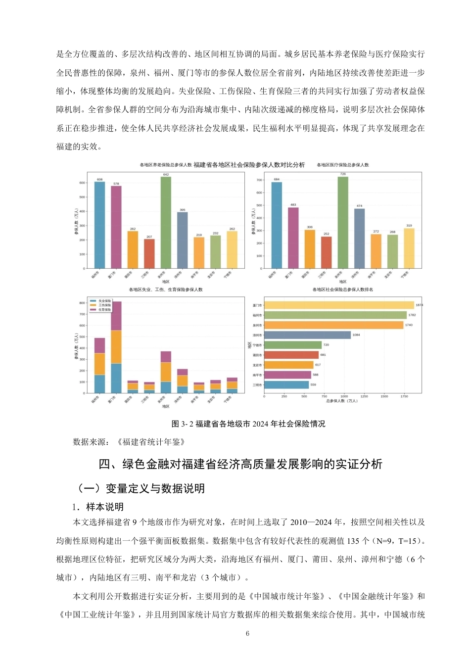 26年CH经济学 绿色金融对福建省经济高质量发展的影响研究-终稿全日制-约18546字符.pdf_第9页