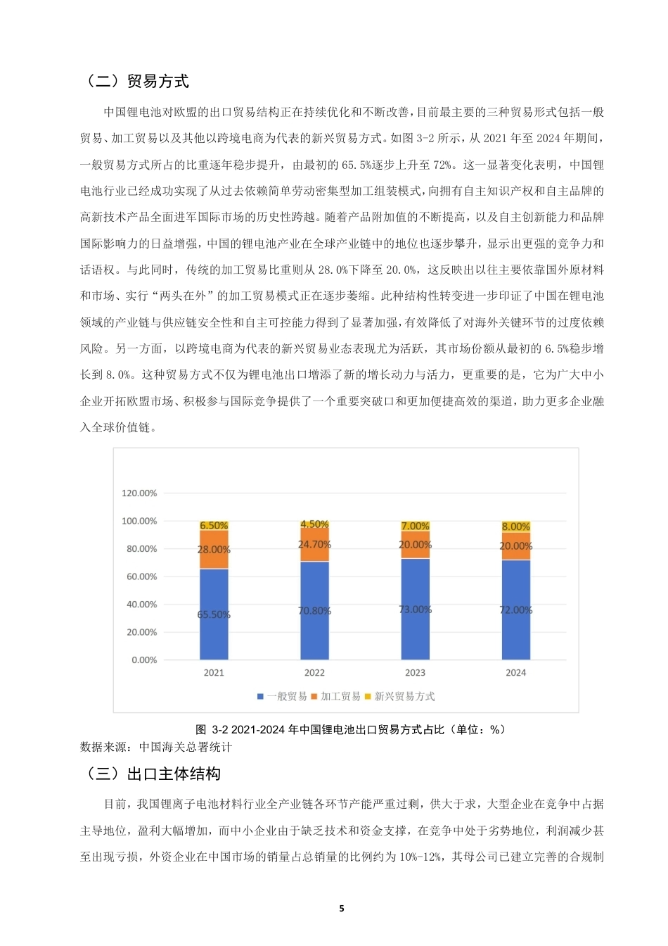 26年CH国际经济贸易 欧盟《新电池法》对中国锂电池出口的影响及对策-终稿全-约15040字符.pdf_第8页
