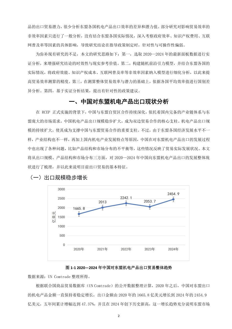 26年CH国际经济贸易 中国对东盟机电产品出口贸易潜力研究-非全-约16746字符.pdf_第5页