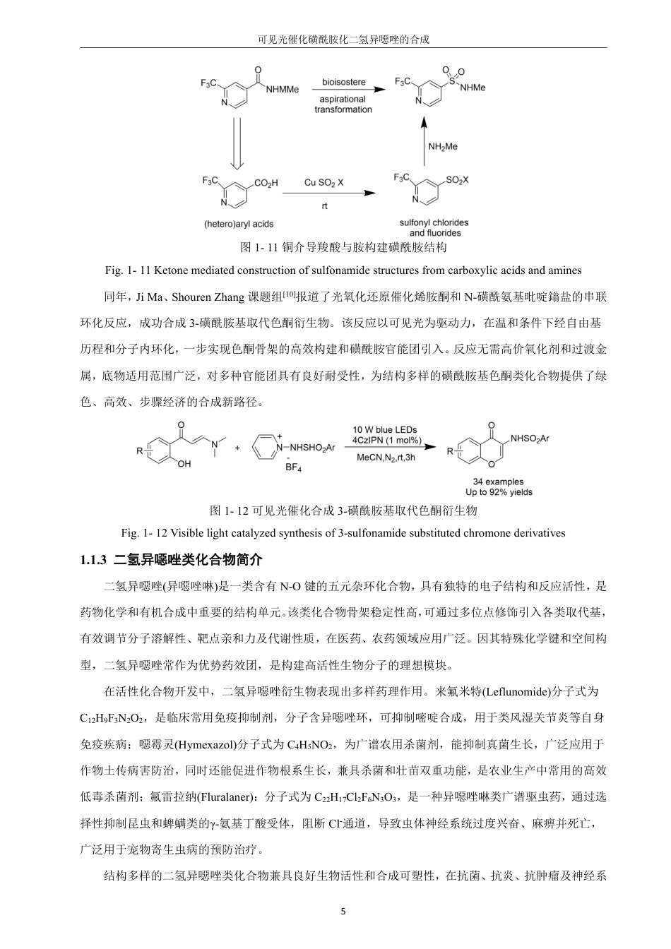 26年CH制药工程 可见光催化磺酰胺化二氢异噁唑的合成-终稿全日制-约32014字符.pdf_第9页