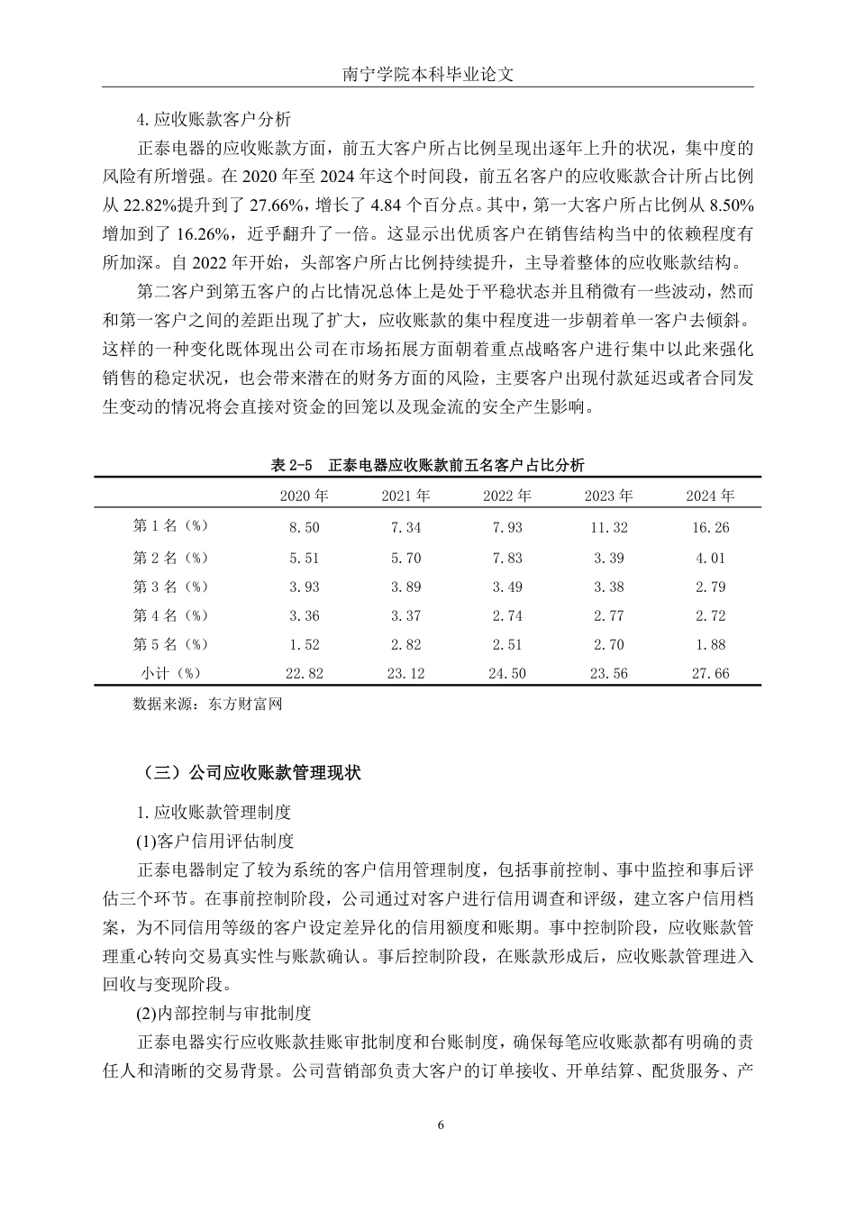 26年CH会计学 大型电气机械器材制造企业应收账款管理研究——以浙江正泰电器为例终稿全日制-约14391字符.pdf_第9页