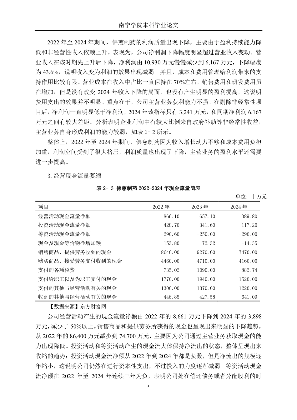 26年CH财务管理 基于杜邦分析法下大型中药制造企业盈利能力分析——以佛慈制药为例终稿全日制-约21467字符.pdf_第8页