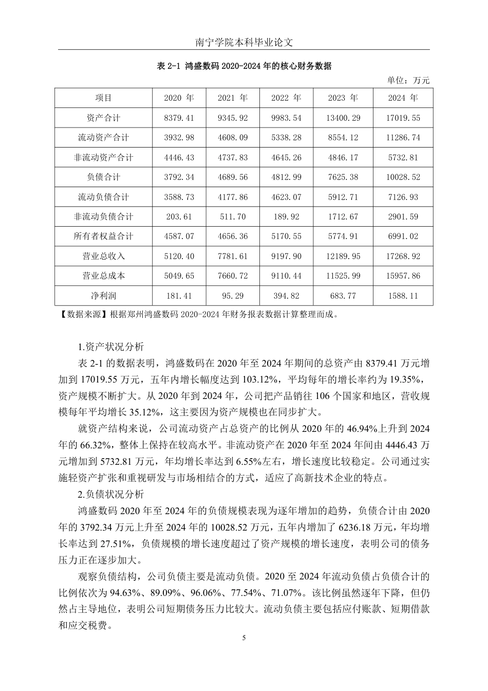 26年CH财务 郑州鸿盛数码科技股份有限公司偿债能力分析-约19592字符.pdf_第10页