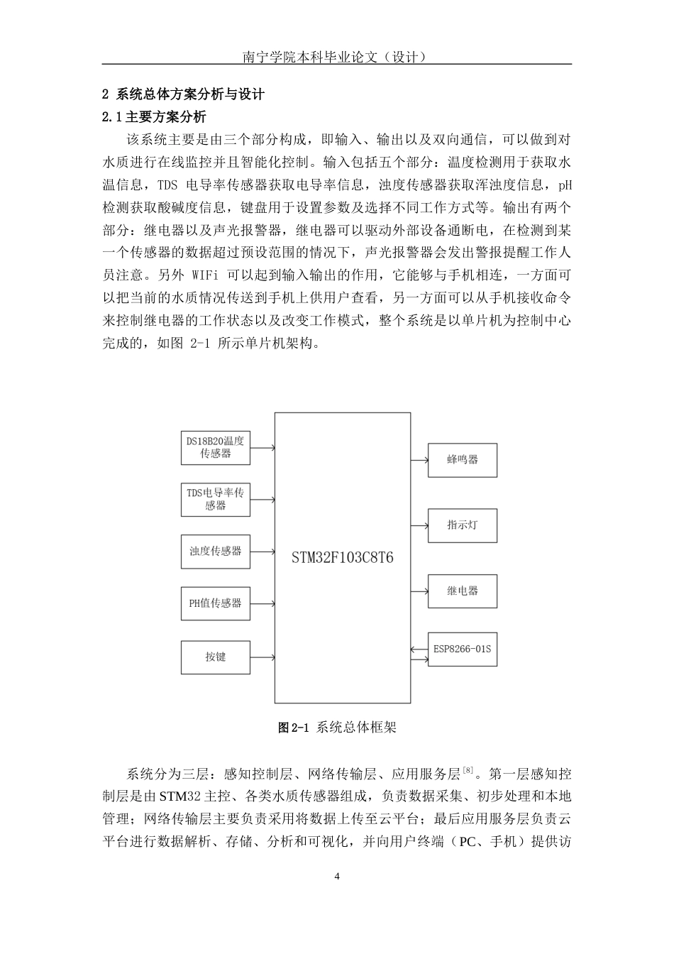26年CH机器人工程 基于STM32的智慧农业水质监测系统设计终稿全日制(16815字).docx_第7页