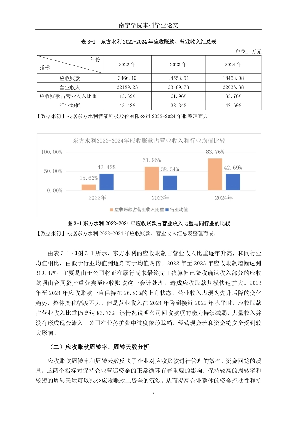 26年CH会计学 东方水利智能科技股份有限公司应收账款管理问题及对策研究终稿全日制-约17842字符.pdf_第10页