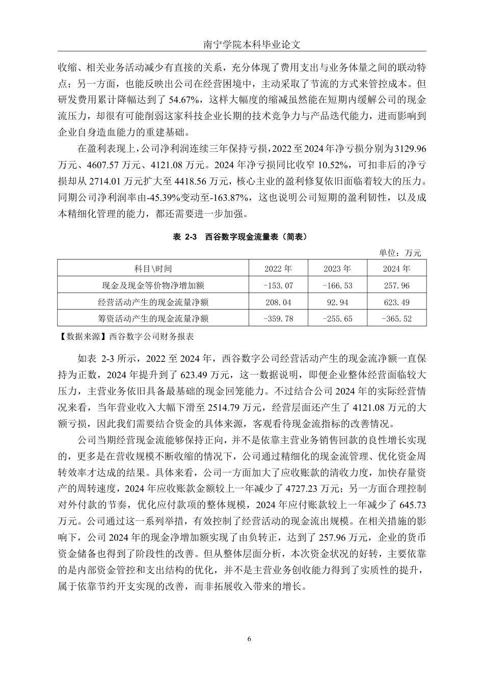 26年CH财务管理 小型电子企业偿债能力分析——以浙江西谷数字技术股份有限公司为例终稿全日制-约20402字符.pdf_第9页