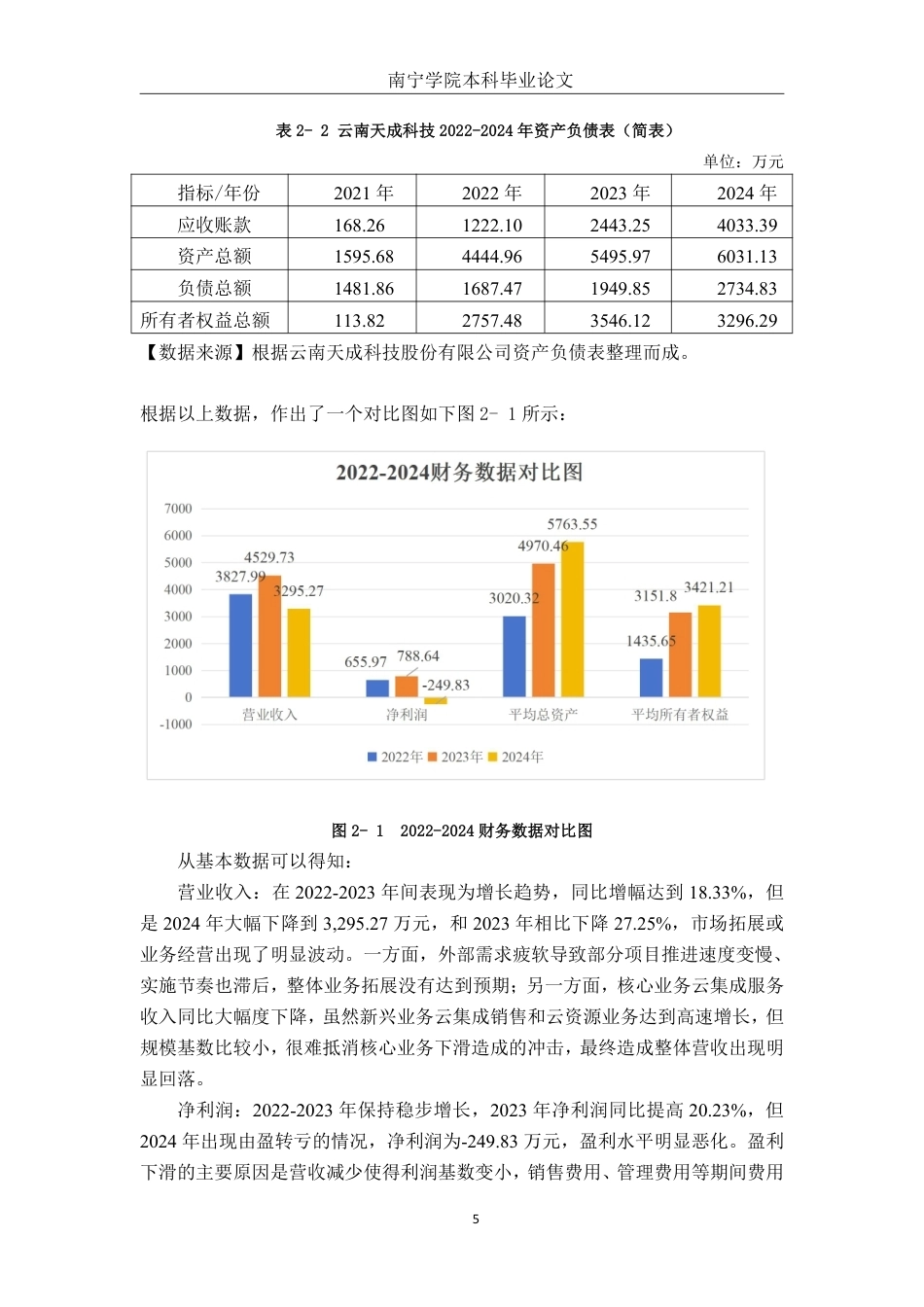 26年CH财务管理 基于杜邦分析法的小型企业盈利水平分析——以云南天成科技股份有限公司为例终稿全日制-约14283字符.pdf_第8页