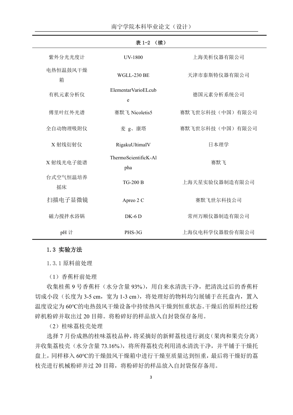 26年CH食品质量与安全 不同果蔬废弃物生物炭制备、结构表征及其对亚甲基蓝吸附效果研究-约18626字符.pdf_第8页
