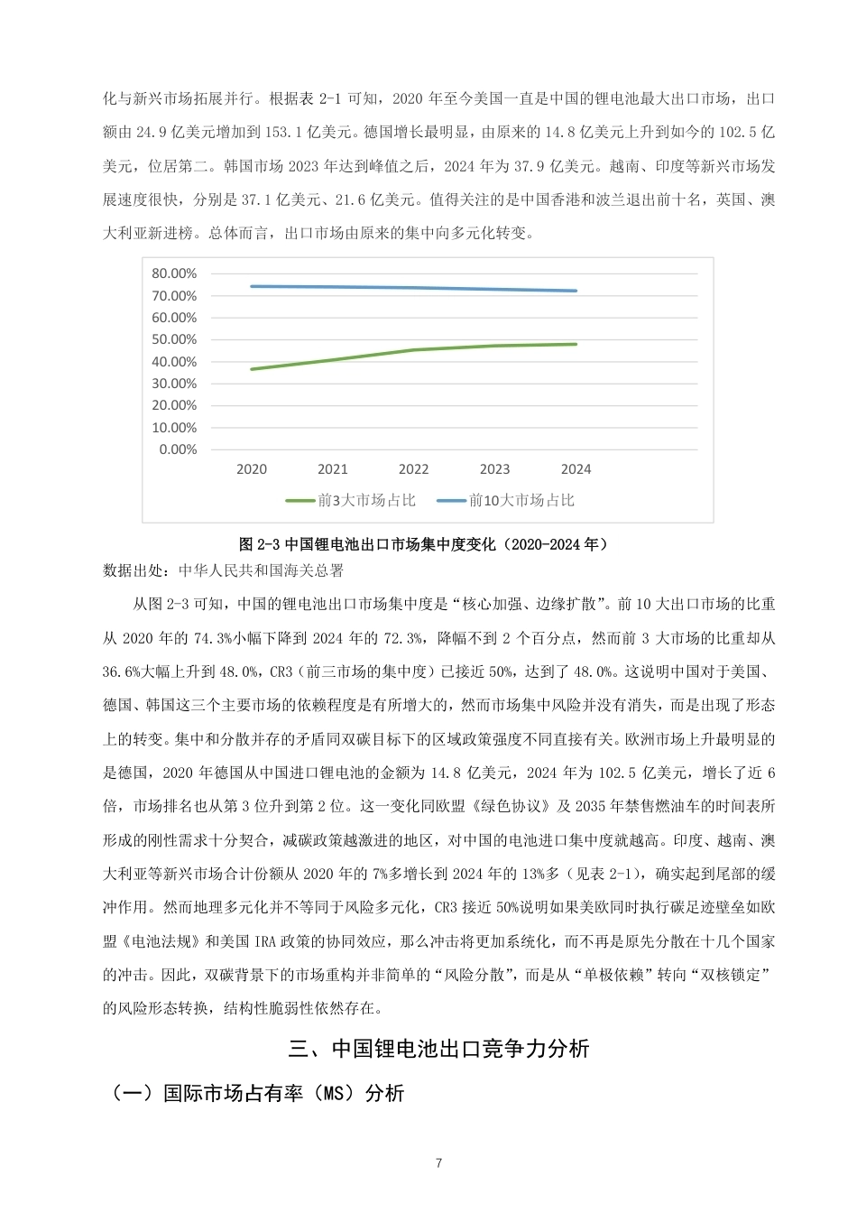 26年CH国际经济贸易 双碳背景下中国锂电池出口竞争力研究-终稿全-约26157字符.pdf_第10页