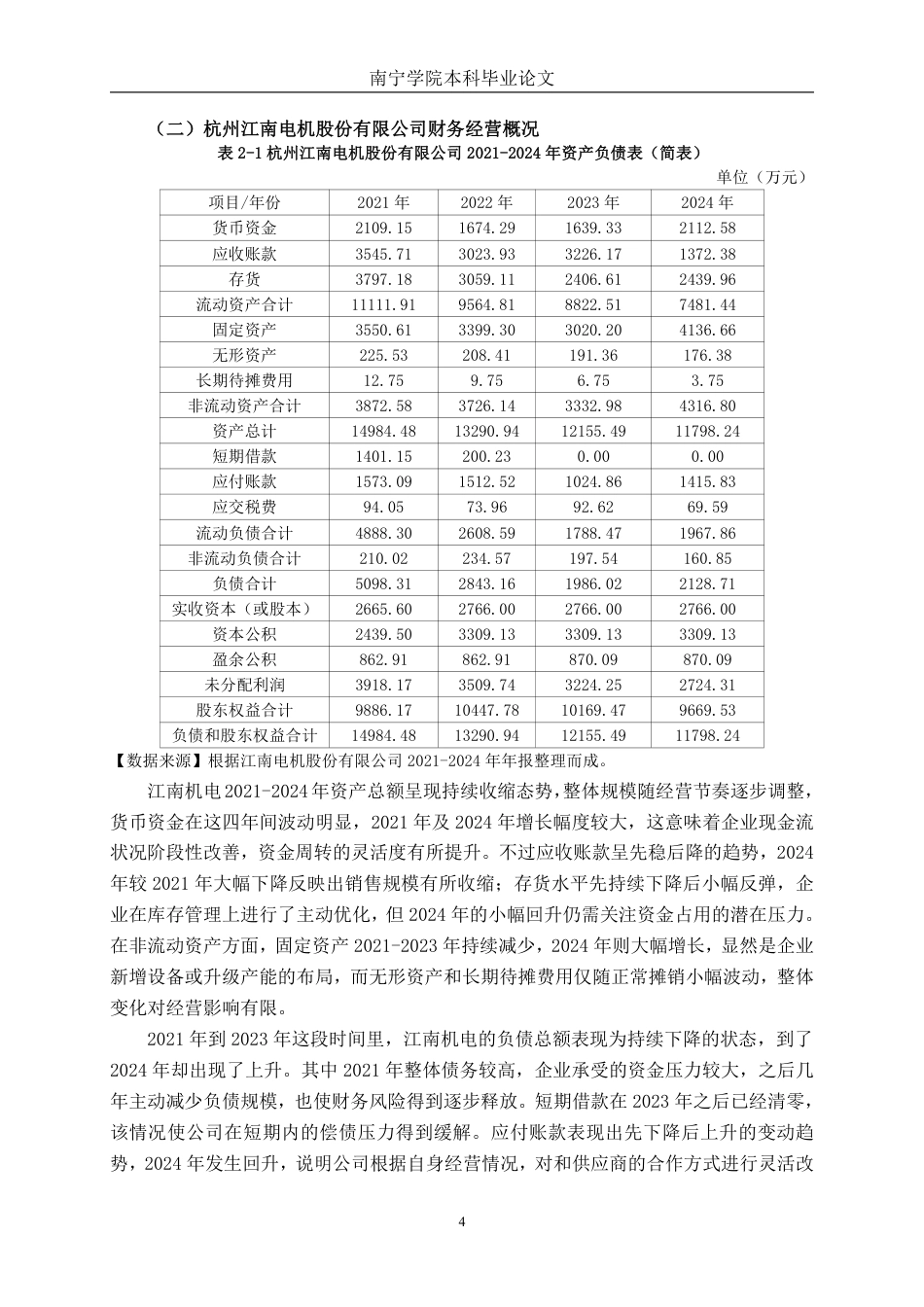 26年CH会计学 高新技术企业盈利能力存在问题及对策分析——以杭州江南电机股份有限公司为例终稿全日制-约21409字符.pdf_第7页