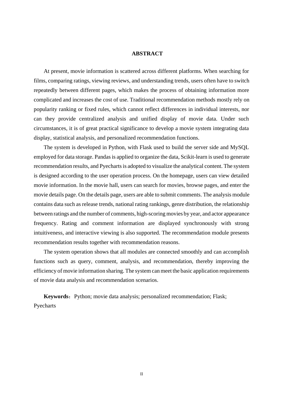 26年CH数据科学 基于Python的豆瓣电影数据分析与推荐系统的设计与实现(27187字).docx_第2页
