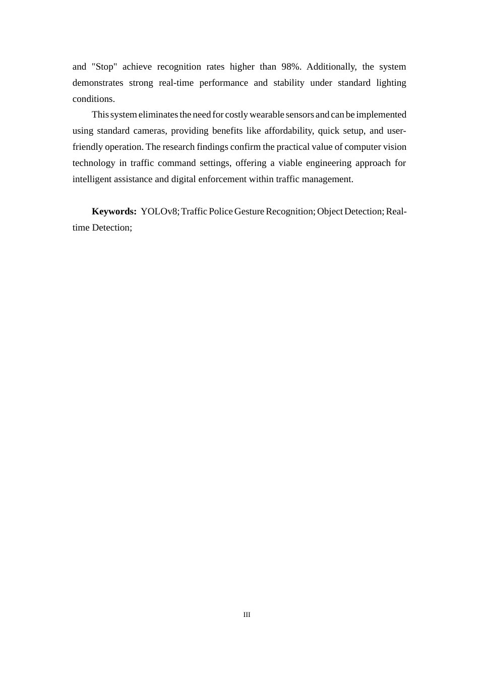 26年CH智能科学与技术 基于YOLOv8智能交警手势识别系统的设计与实现-终稿全日制(23284字).docx_第3页