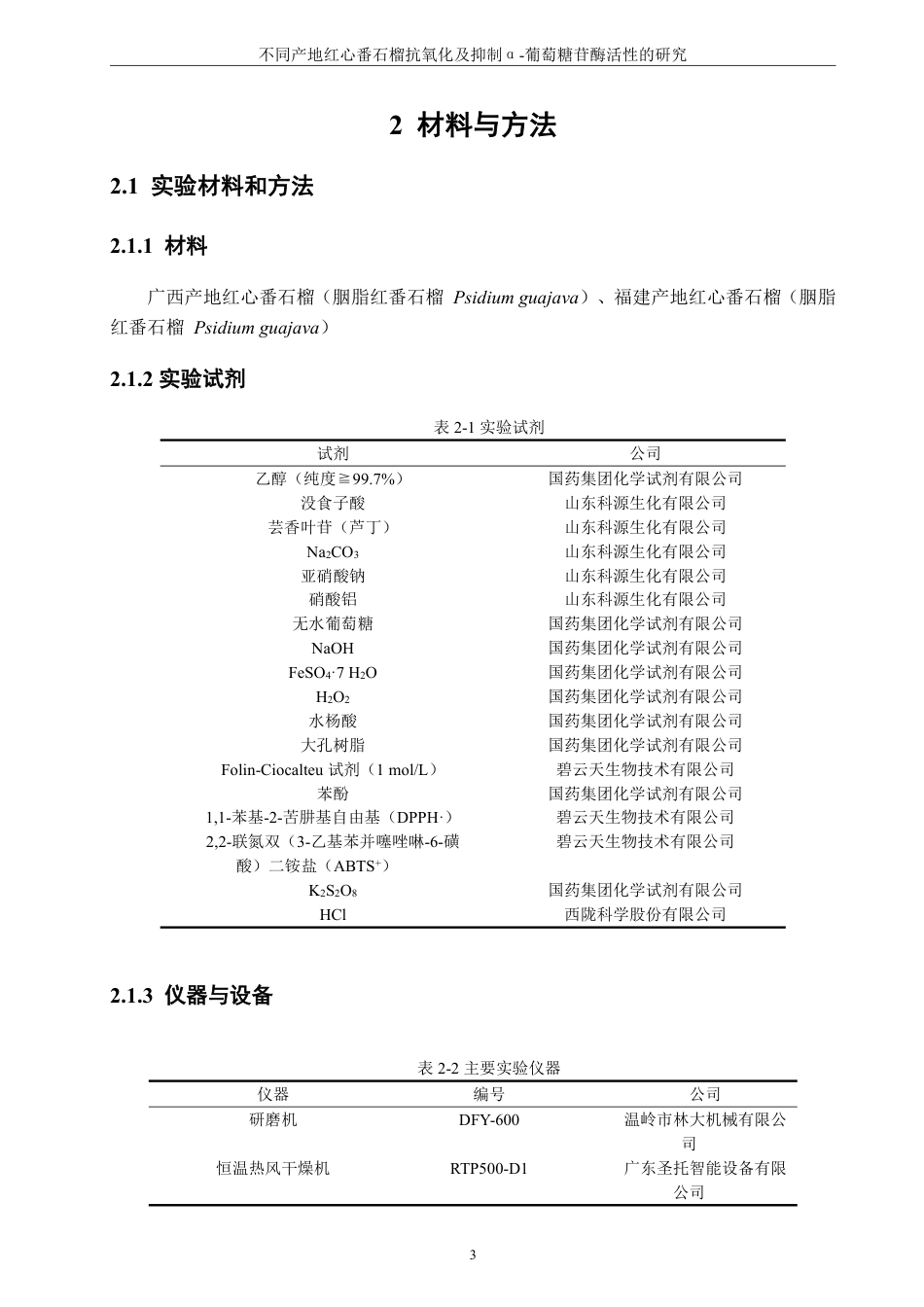 26年CH生物科学 不同产地红心番石榴抗氧化及抑制α-葡萄糖苷酶活性的研究-终稿全日制-约19732字符.pdf_第8页