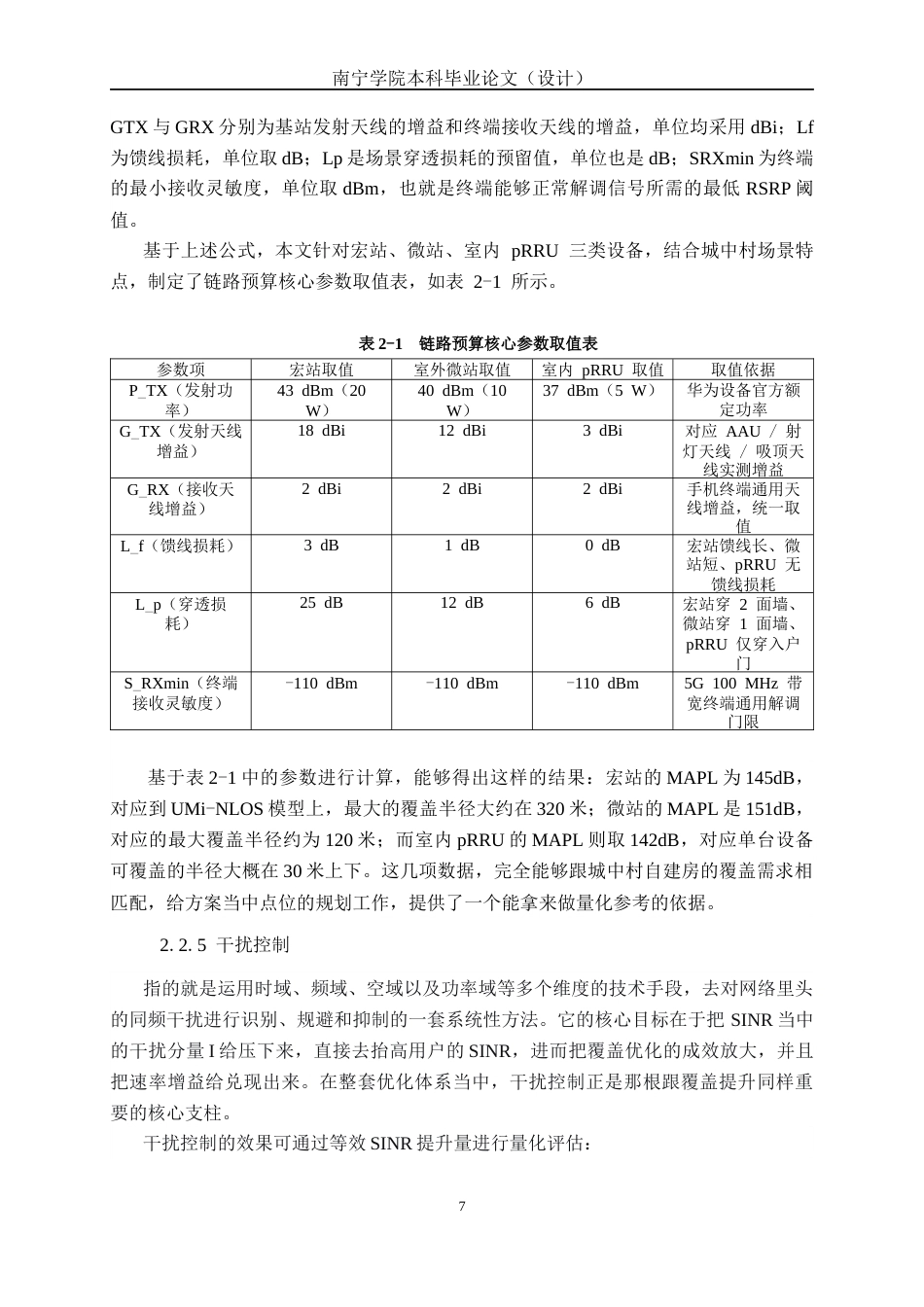 26年CH通信工程 面向高密度住宅区的5G覆盖优化方案设计终稿全日制(23757字).docx_第10页