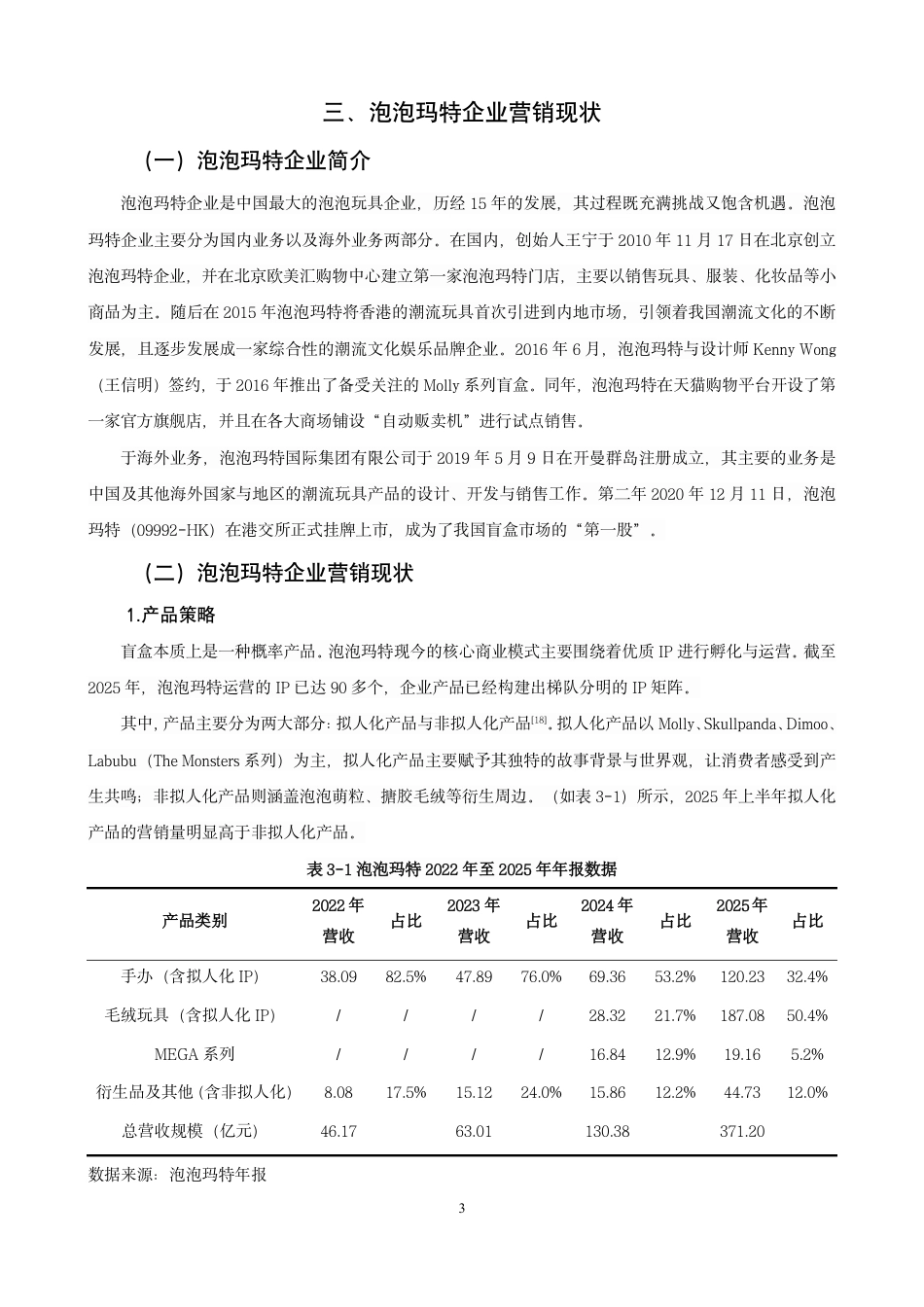26年CH市场营销 基于PEST分析模型的泡泡玛特企业营销策略研究非全-约17107字符.pdf_第6页