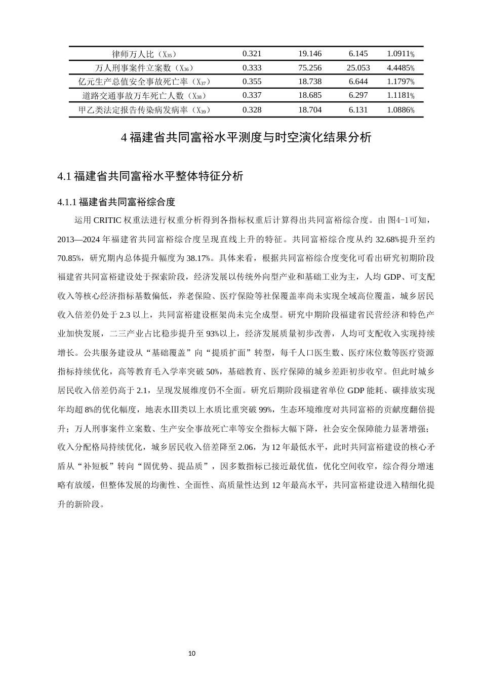 26年CH人文地理与城乡规划 福建省共同富裕水平测度、时空演化与障碍因子分析(14043字).docx_第10页