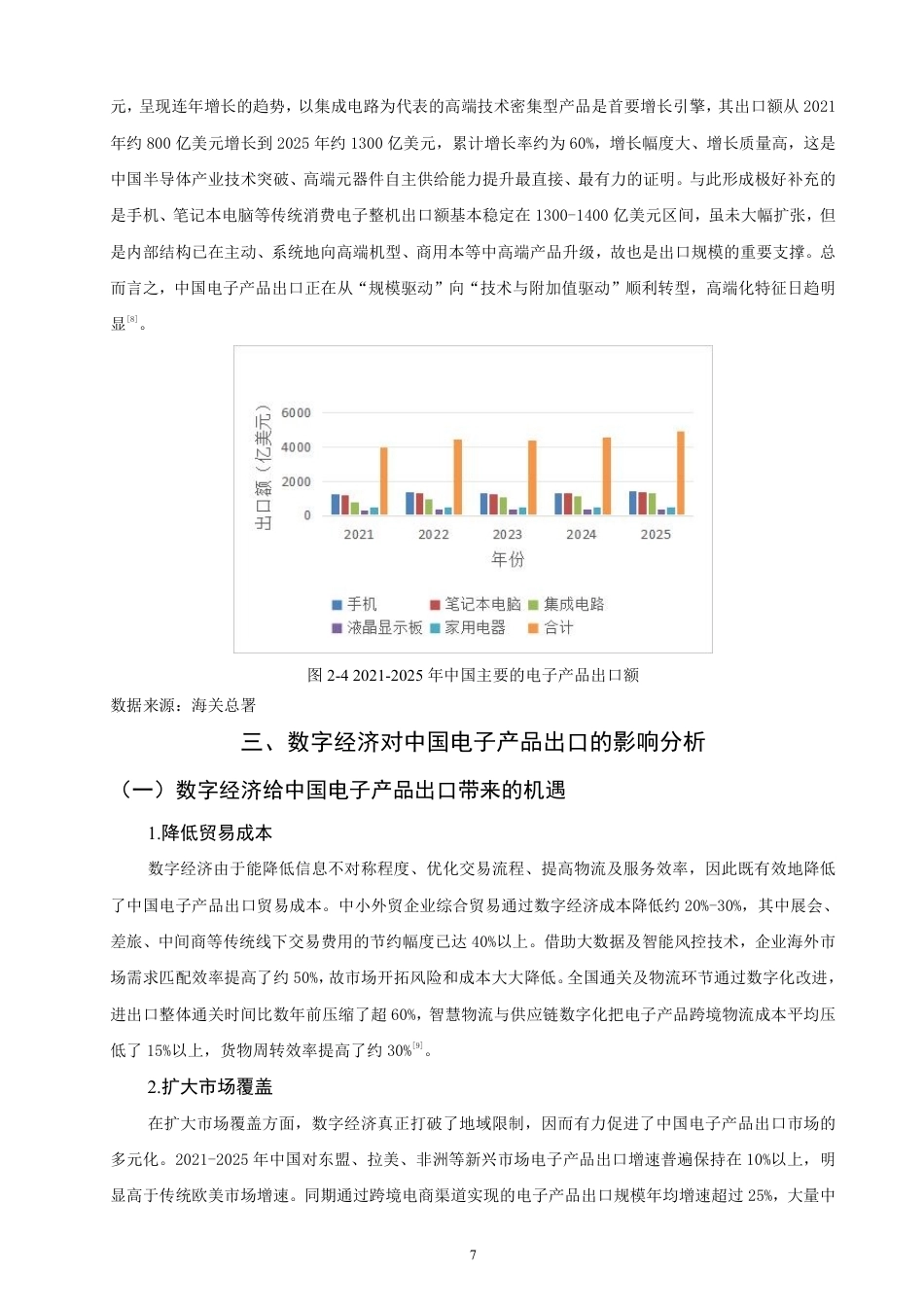 26年CH国际经济贸易 数字经济对中国电子产品出口的影响及对策研究-终稿全-约15159字符.pdf_第10页