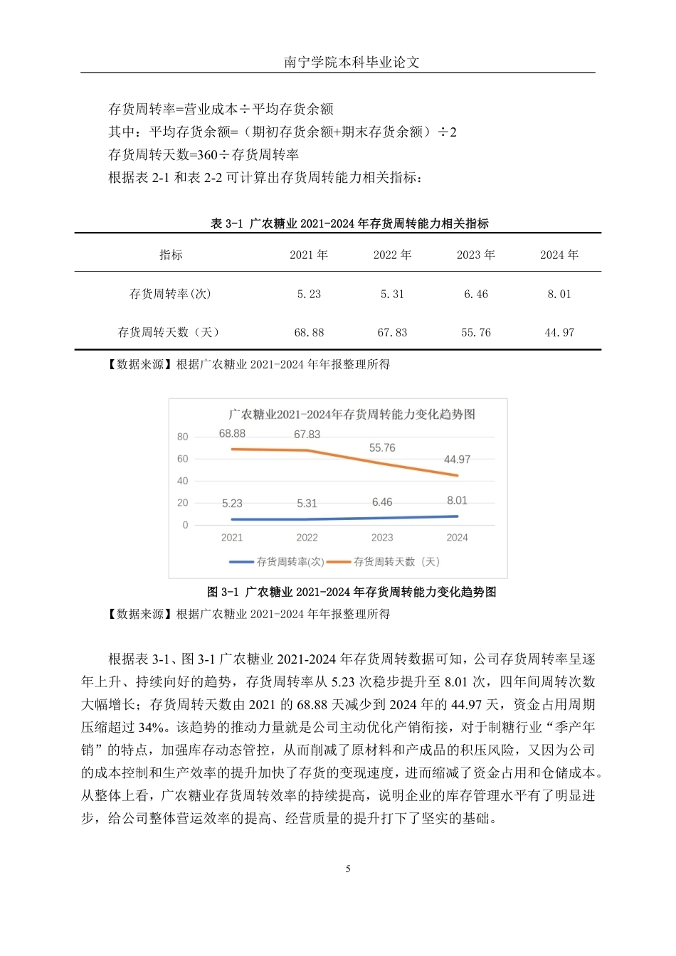 26年CH财务管理 中型农产品加工企业营运能力分析——以广农糖业为例终稿全日制-约19342字符.pdf_第8页