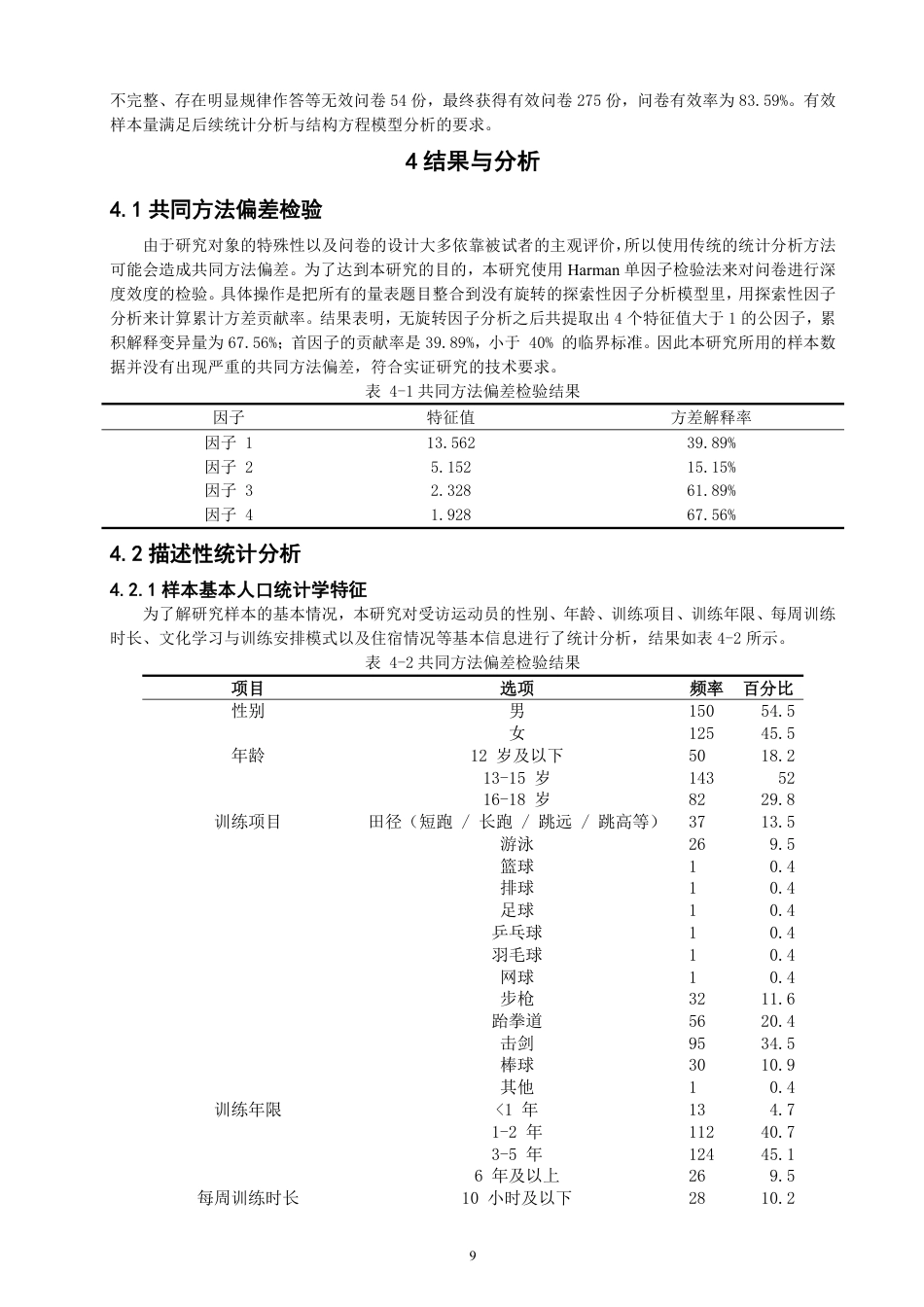 26年CH体育经济与管理 教练员领导行为对青少年运动员运动表现的影响：心理疲劳的中介作用-终稿全-约21082字符.pdf_第9页