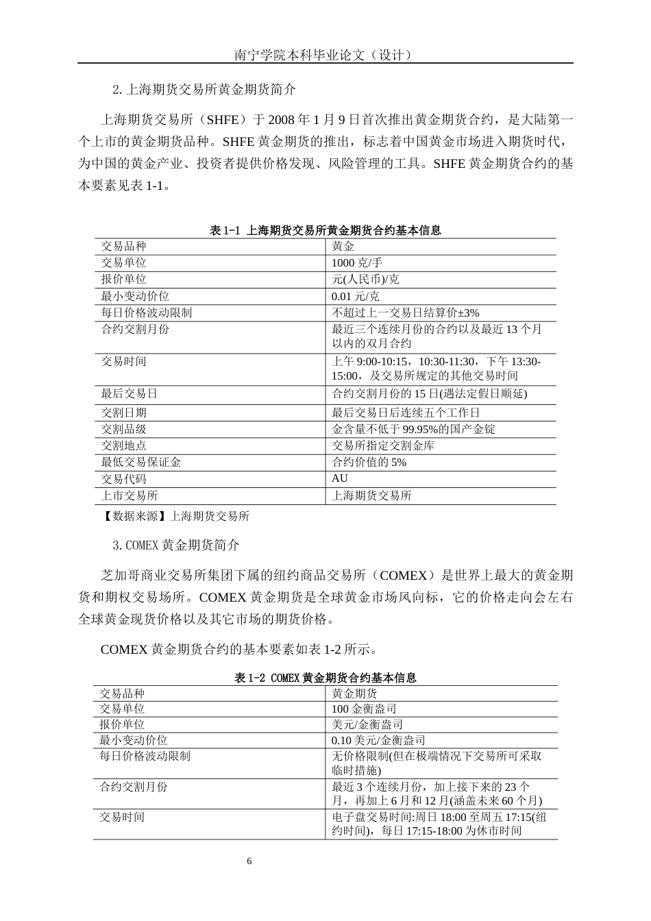 26年CH金融科技 基于中美贸易战背景下的黄金期货价格分析终稿全日制(23942字).docx_第10页
