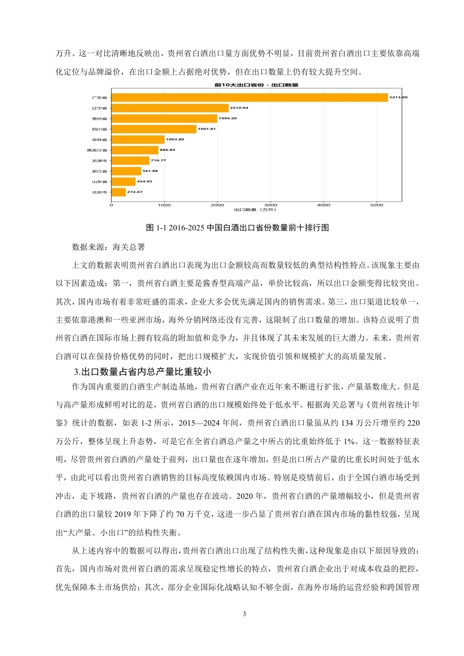 26年CH国际经济贸易 贵州省白酒出口现状与对策-终稿全-约15696字符.pdf_第6页