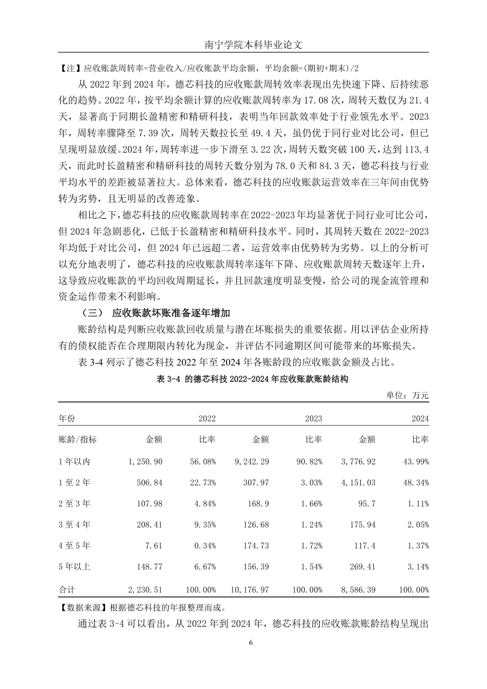 26年CH会计学 中型制造企业应收账款优化研究——以德芯科技为例终稿全日制-约17361字符.pdf_第9页
