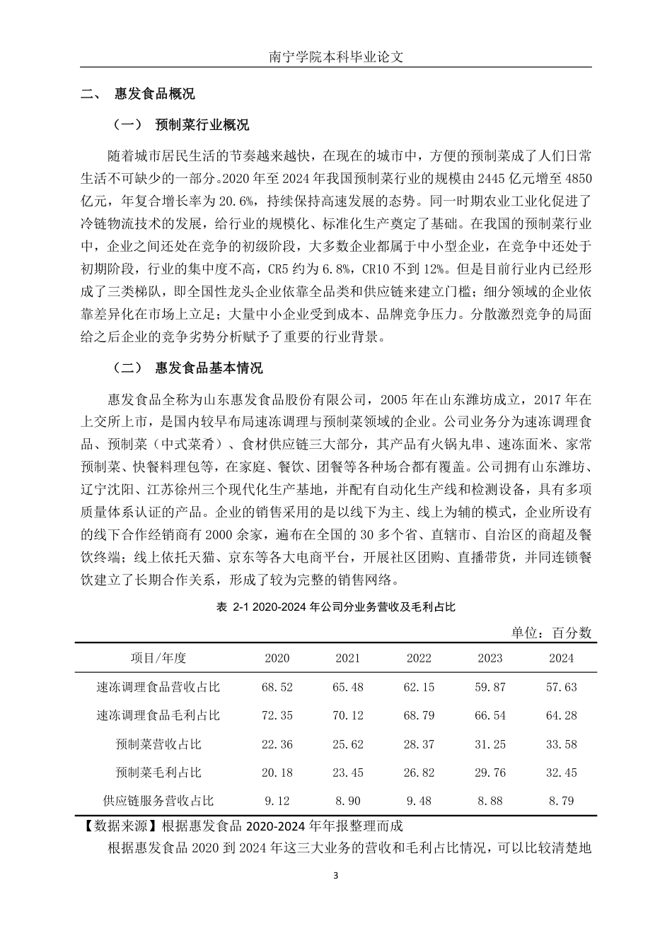 26年CH财务管理 惠发食品盈利能力分析与提升策略探究终稿全日制-约22026字符.pdf_第6页