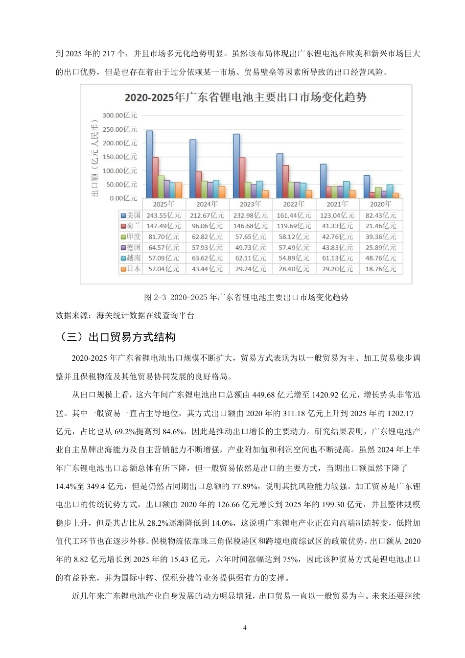 26年CH国际经济贸易 广东省锂电池出口现状及对策研究-非全-约15035字符.pdf_第7页
