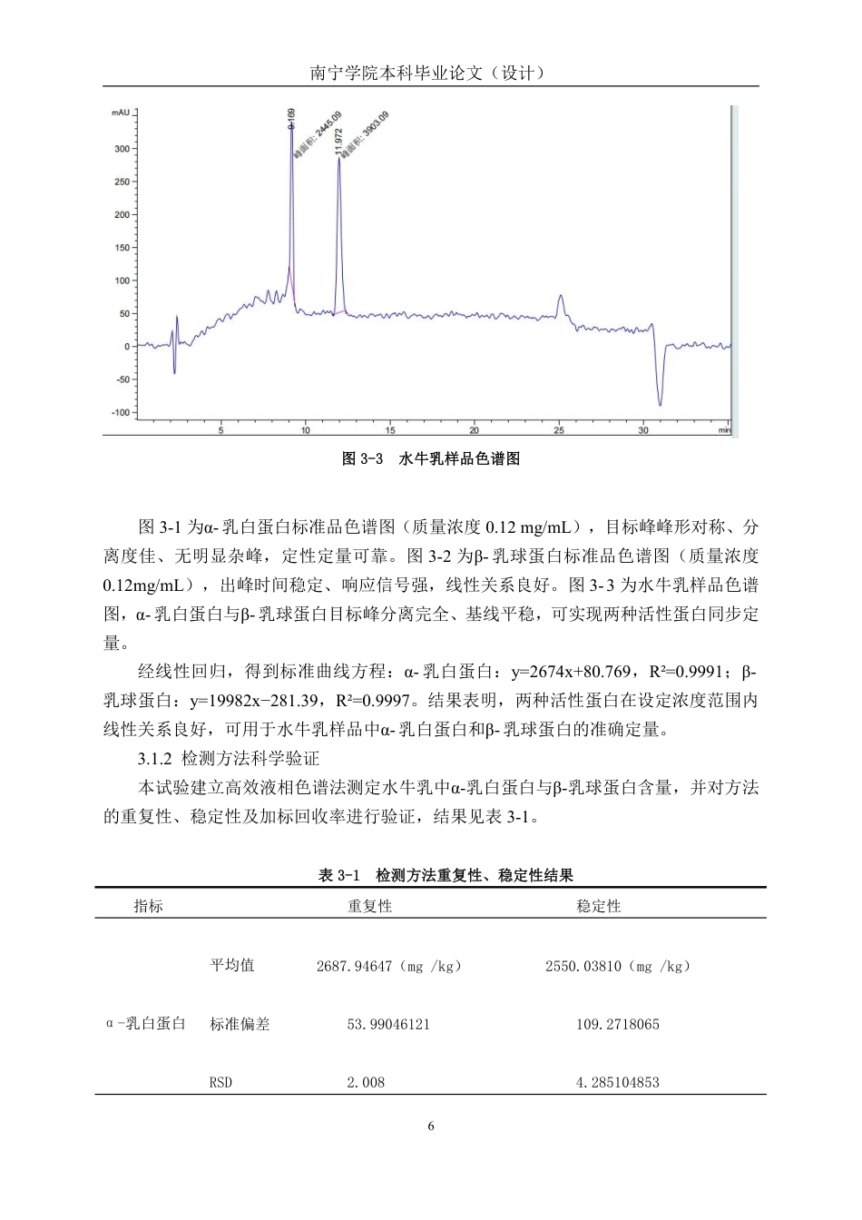 26年CH食品质量与安全 不同品种、泌乳期及养殖场对水牛奶乳清蛋白含量的影响-约12675字符.pdf_第10页