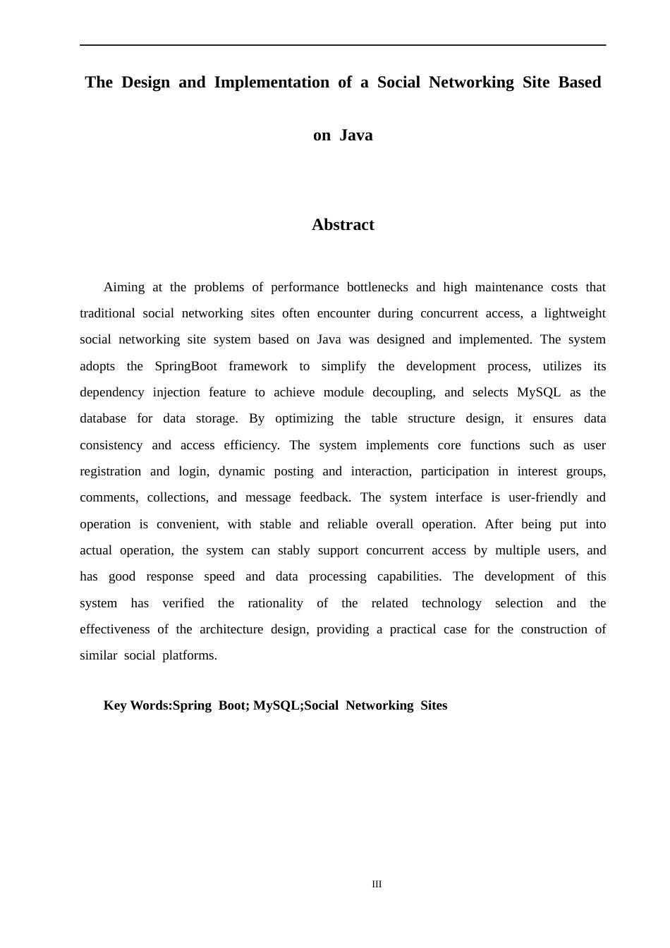 26年CH软件工程 基于Java的社交网站的设计与实现 .docx_第2页