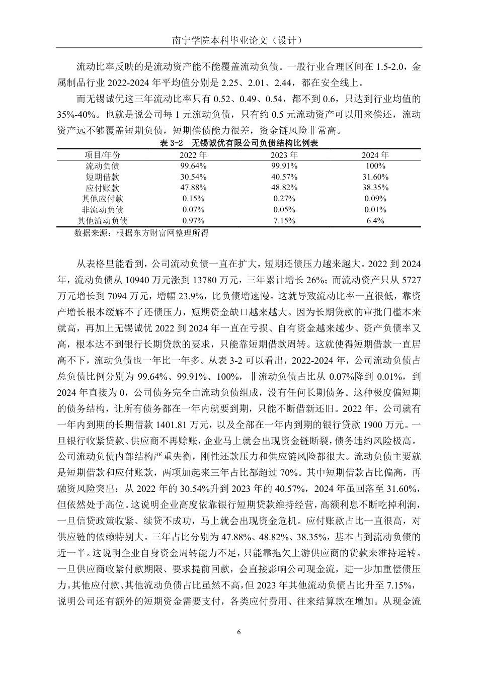 26年CH会计学 小型金属制品企业偿债能力分析——以无锡诚优专用器材股份有限公司为例终稿全日制-约17885字符.pdf_第9页