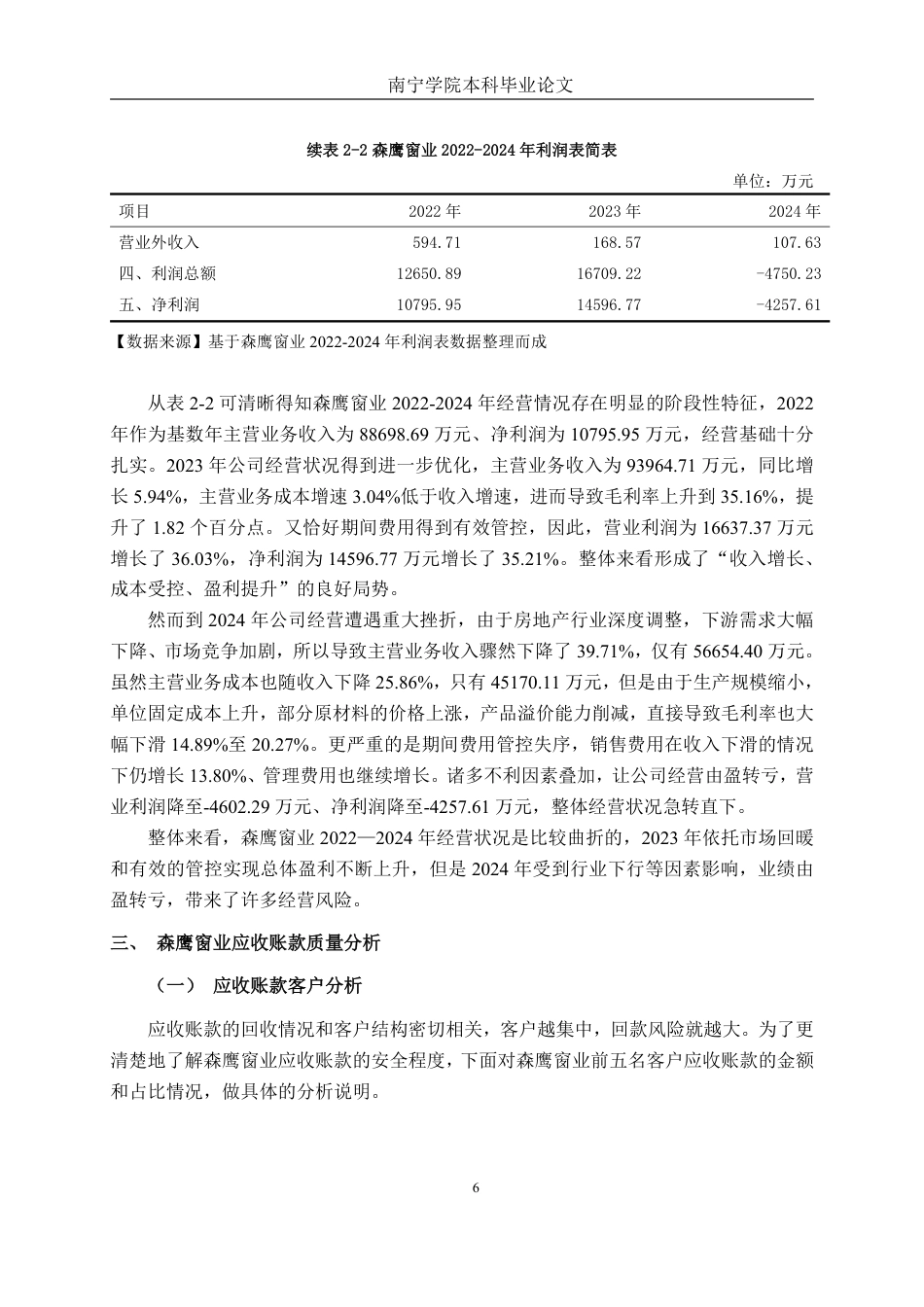 26年CH财务管理 大型家居制造企业应收账款管理分析——以森鹰窗业为例终稿全日制-约19410字符.pdf_第10页