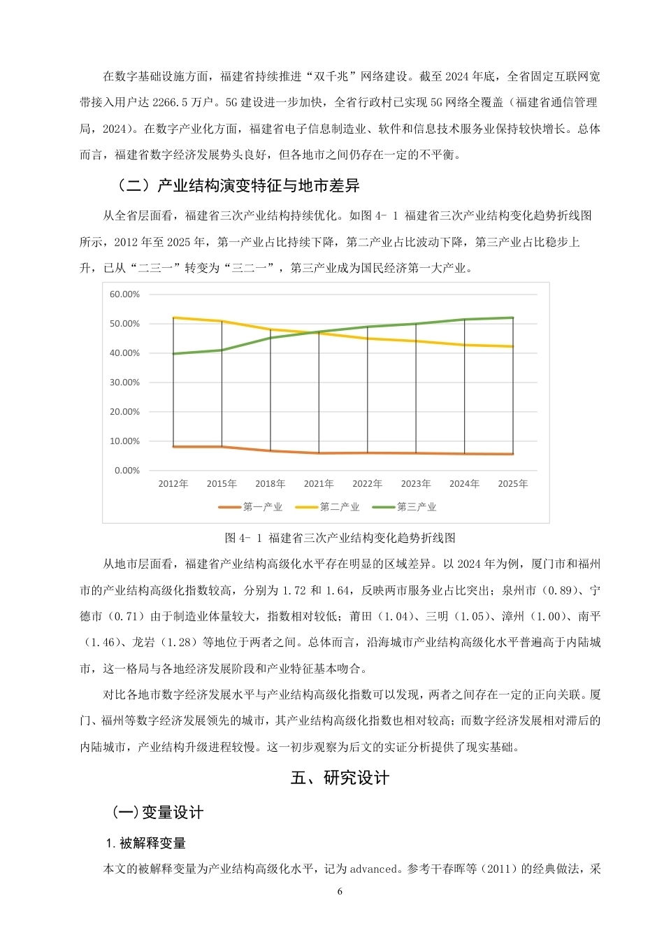 26年CH经济学 数字经济发展对福建省产业结构升级的影响研究-终稿全日制-约14947字符.pdf_第9页