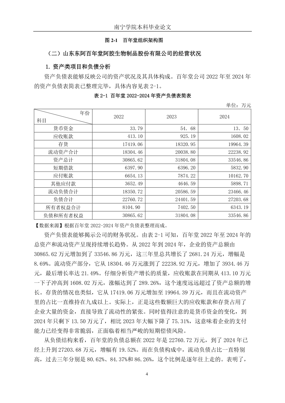 26年CH会计学 小型食品制造企业应收账款管理分析——以山东东阿百年堂阿胶生物制品股份有限公司为例终稿全日制-约20451字符.pdf_第7页