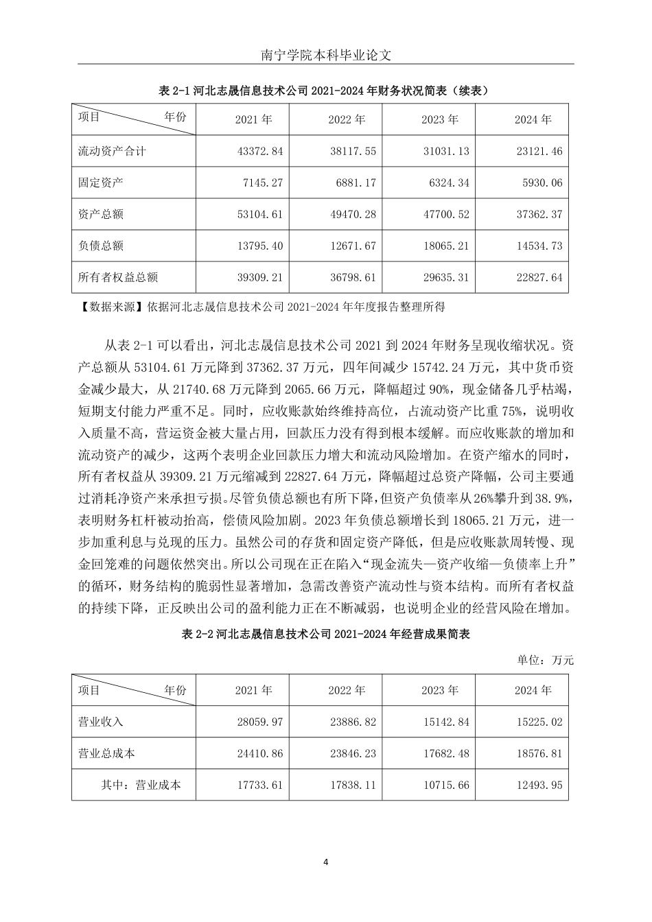 26年CH会计学 基于杜邦分析体系的企业盈利能力分析——以河北志晟信息技术股份有限公司为例终稿全日制-约19592字符.pdf_第8页