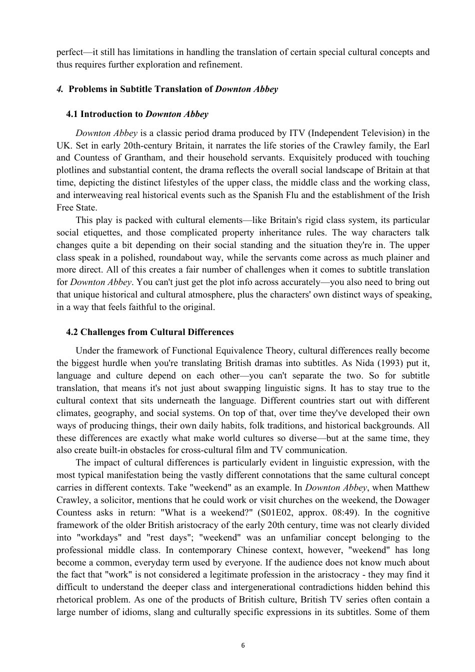 26年CH商务英语 功能对等理论指导下的英剧字幕翻译——以《唐顿庄园》为例-终稿全-约51743字符.pdf_第9页