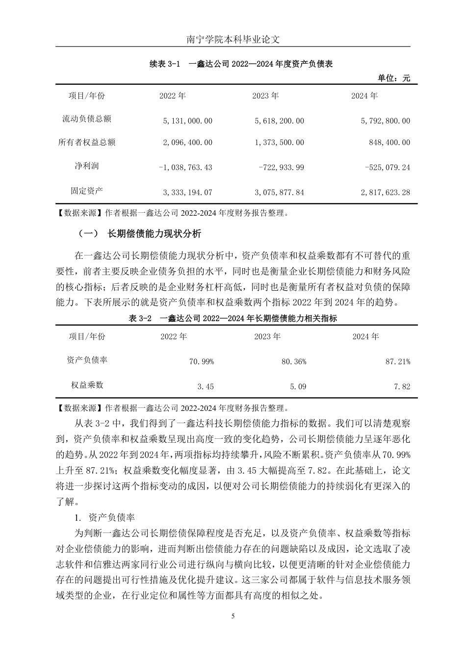 26年CH会计学 中型零售企业偿债能力分析及优化研究——以一鑫达（天津）科技股份有限公司为例终稿全日制-约16795字符.pdf_第8页