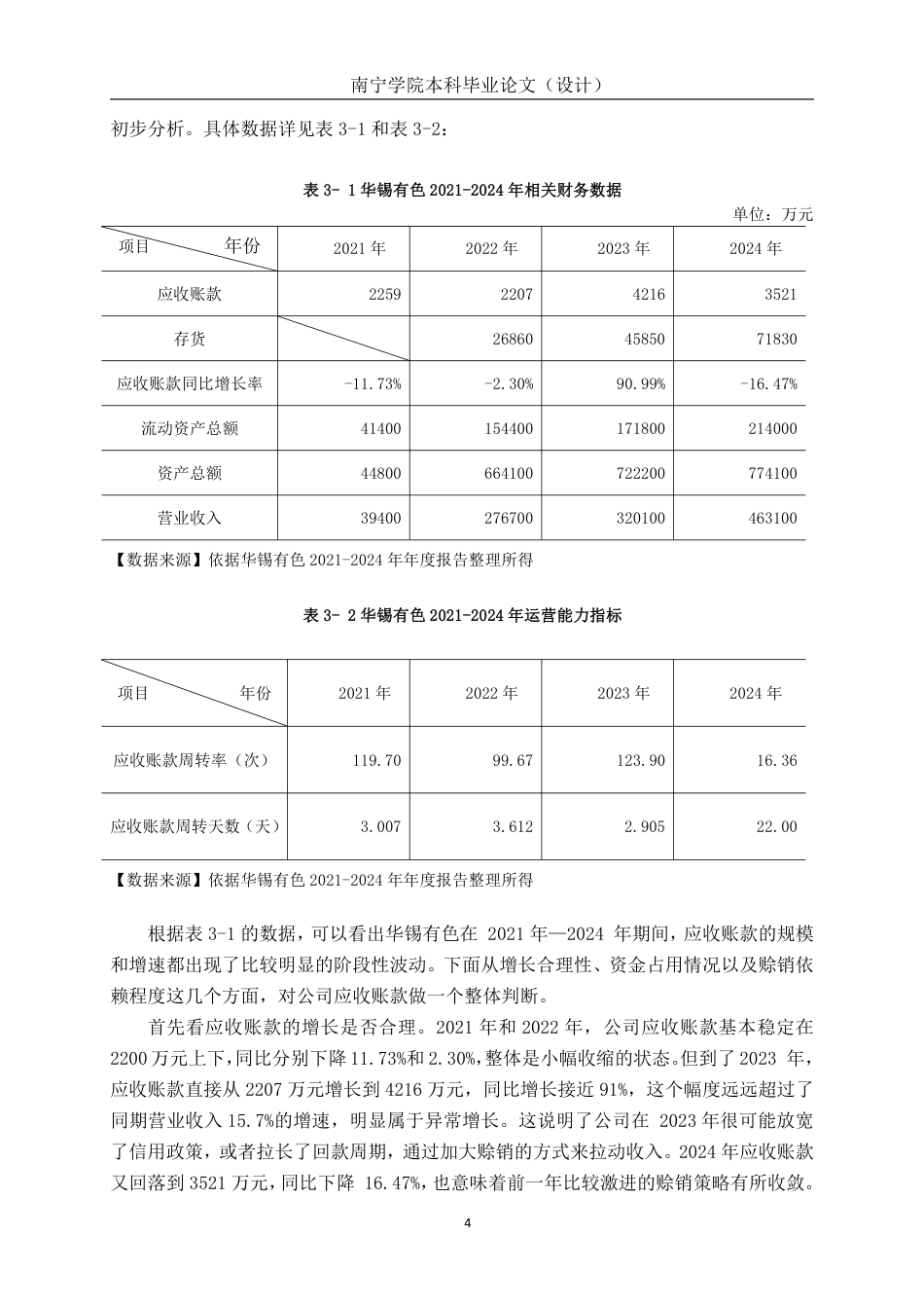 26年CH会计学 有色金属企业应收账款管理研究——以广西华锡有色金属股份有限公司为例终稿全日制-约15827字符.pdf_第7页