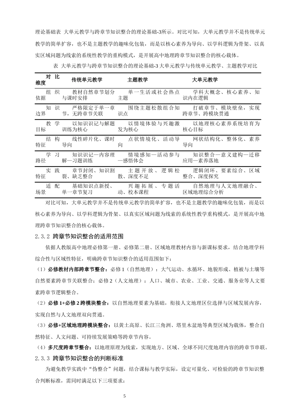 26年CH地理科学 大单元教学理念下高中地理跨章节知识整合路径探索-终稿全(18501字).docx_第10页