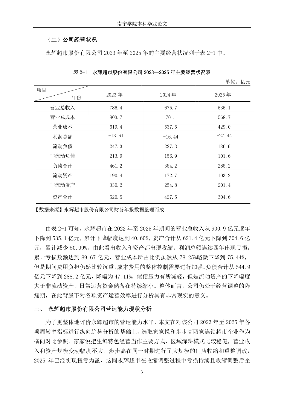 26年CH会计学 永辉超市股份有限公司营运能力分析终稿全日制-约17530字符.pdf_第6页