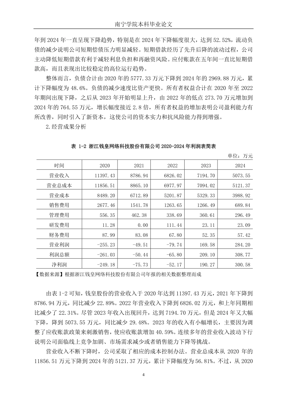 26年CH财务管理 小型家纺企业盈利能力分析——以浙江钱皇网络科技股份有限公司为例终稿全日制-约19514字符.pdf_第7页
