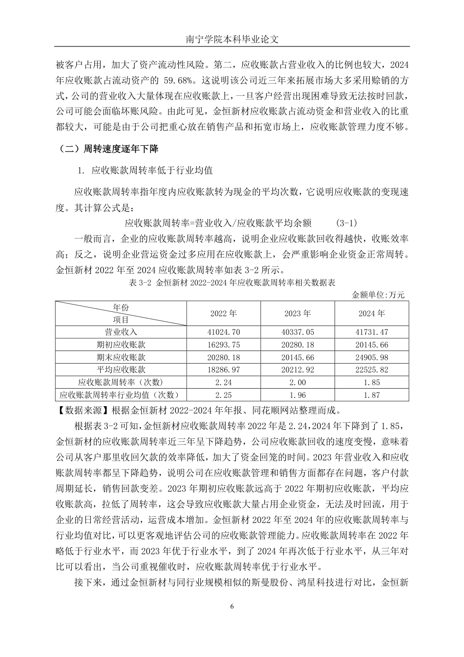 26年CH会计学 焦作金鑫恒拓新材料股份有限公司应收账款管理存在问题及对策分析终稿全日制-约17496字符.pdf_第10页