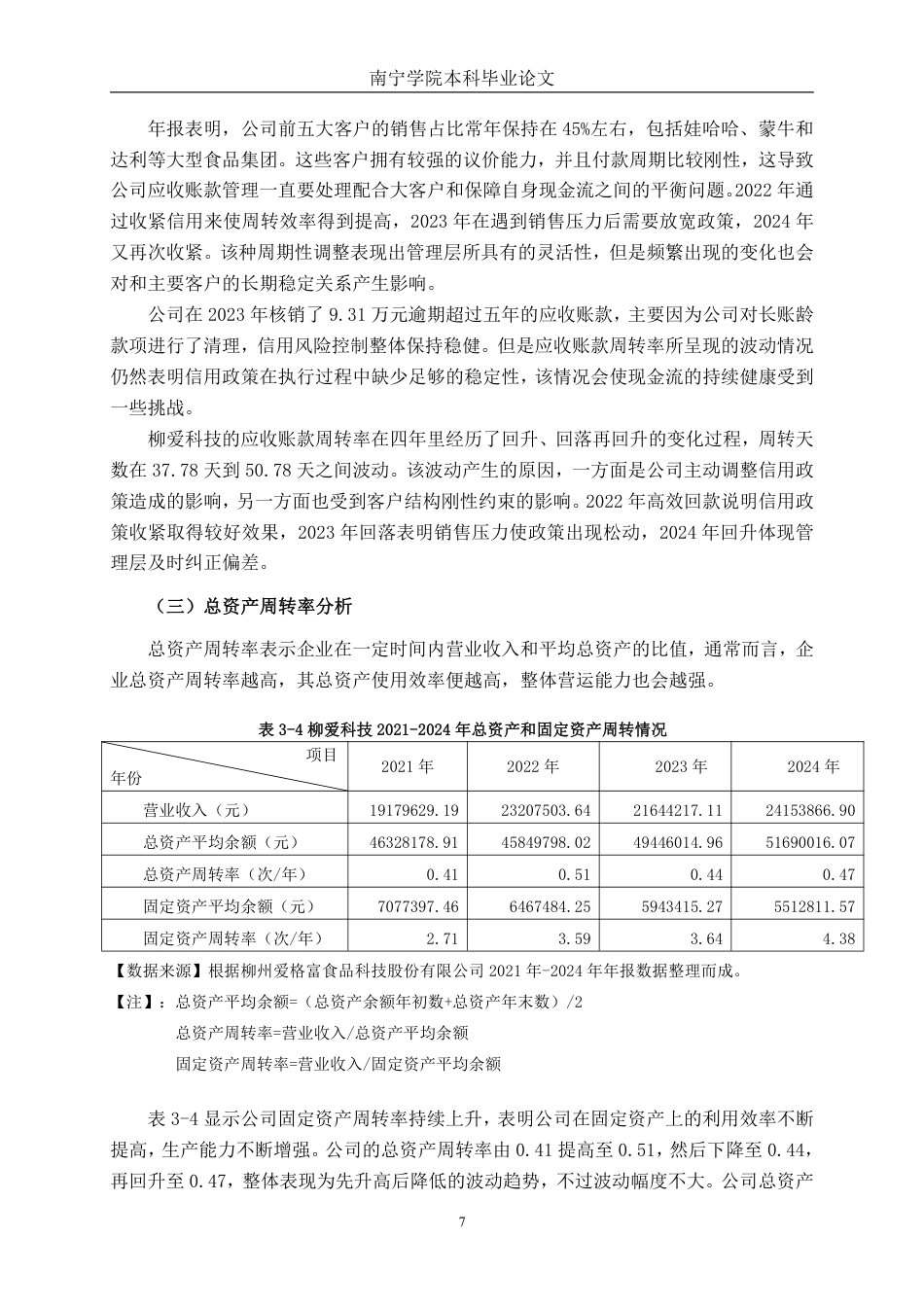 26年CH财务管理 小型食品科技企业营运能力分析——以柳州爱格富食品科技股份有限公司为例终稿全日制-约17286字符.pdf_第10页