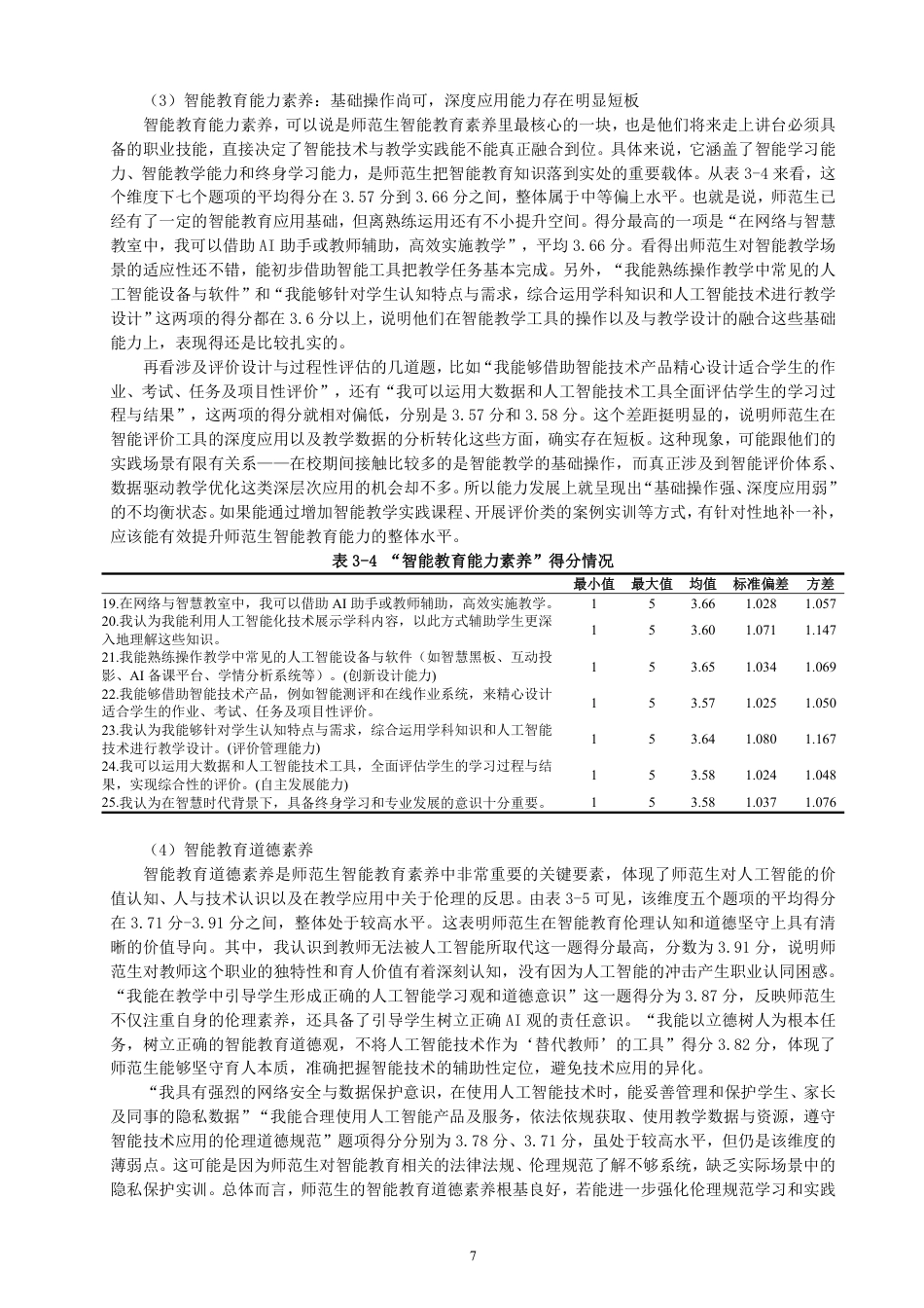 26年CH 师范生智能教育素养现状的调查研究——以福建省X师范学院四年级学生为例-约26183字符.pdf_第10页