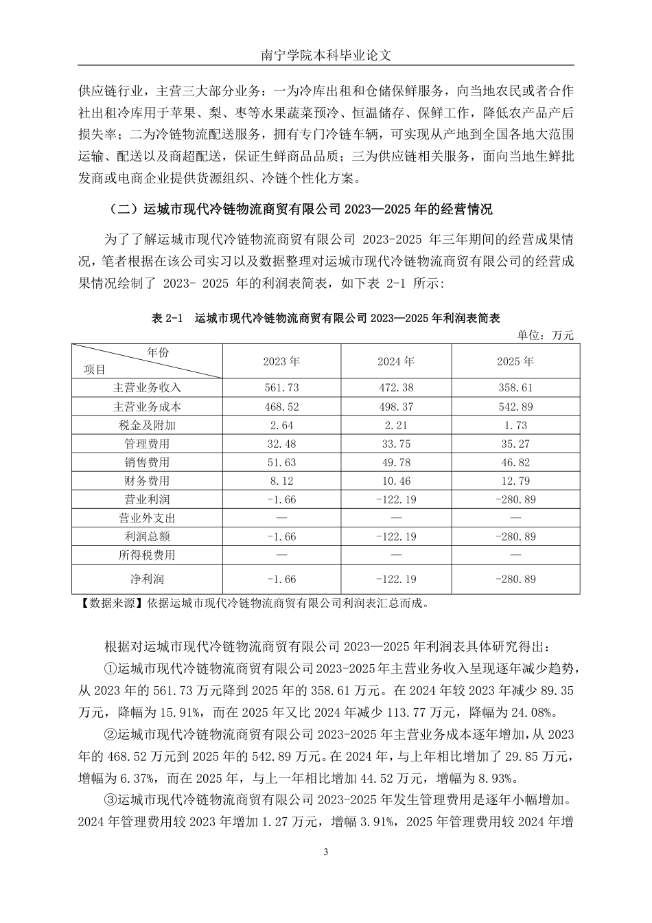 26年CH会计学 运城市现代冷链物流商贸有限公司成本管理问题分析与对策研究终稿全日制-约21251字符.pdf_第6页